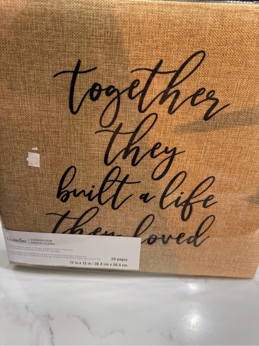 Scrapbook album
